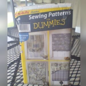 Simplicity Sewing Pattern 9986 Window Treatments Curtains Valences Valence Uncut
